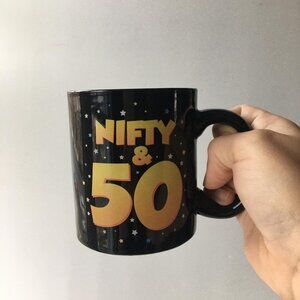 Colorful Vintage 50th Birthday Ceramic Mug